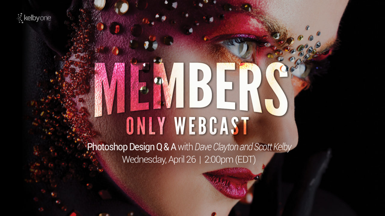 Members-Only “Photoshop Design Q&A” Webcast Today at 2pm!