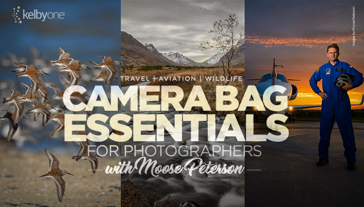 It’s New Class Thursday! Camera Bag Essentials for Photographers with Moose Peterson