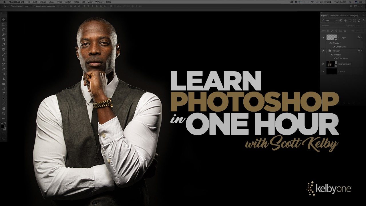New Class Alert! Learn Photoshop in One Hour with Scott Kelby