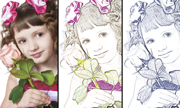 From Portrait to Pencil Sketch <BR> By Lesa Snider