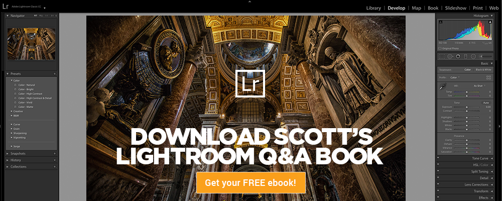 Free Scott Kelby Lightroom Q&A eBook. 
