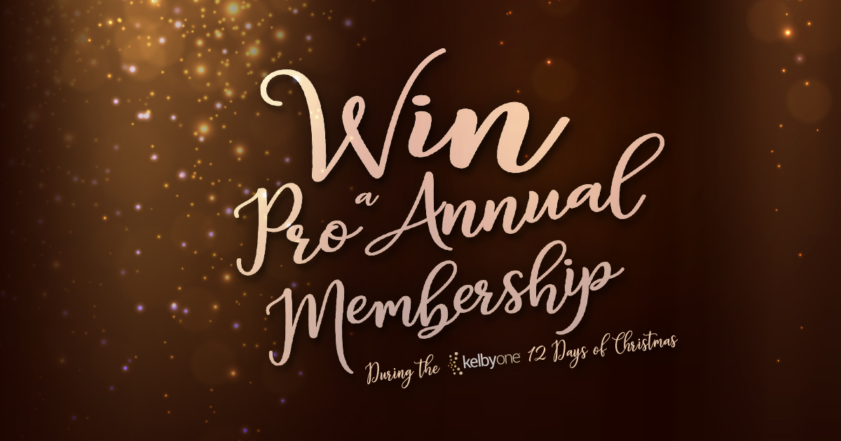 Win a KelbyOne Annual Pro Membership!