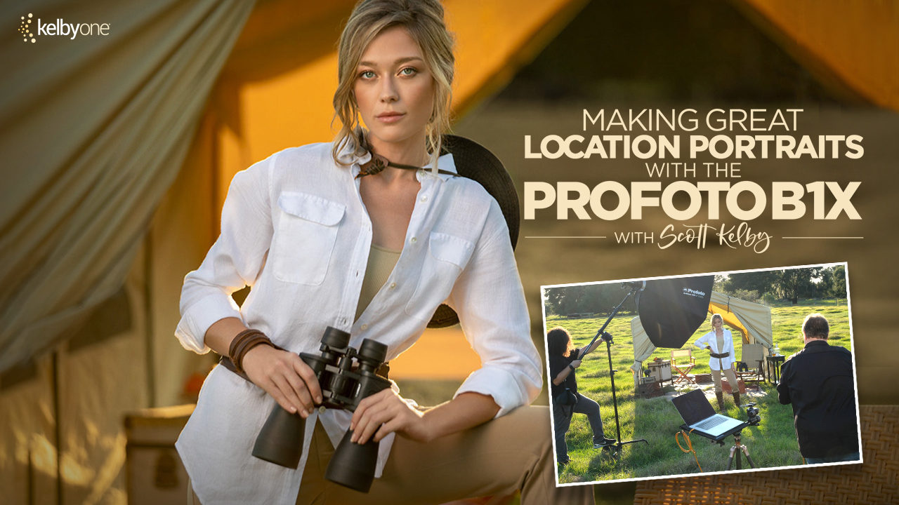 New Class Alert! Making Great Location Portraits with the Profoto B1 X with Scott Kelby