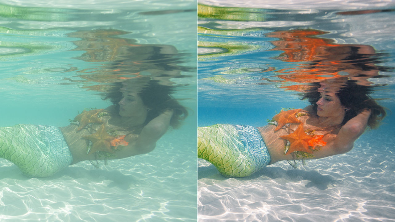 Retouching Underwater Photography <BR> by Kristina Sherk