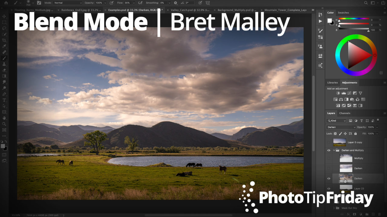 Blend Mode in Photoshop with Bret Malley | Photo Tip Friday