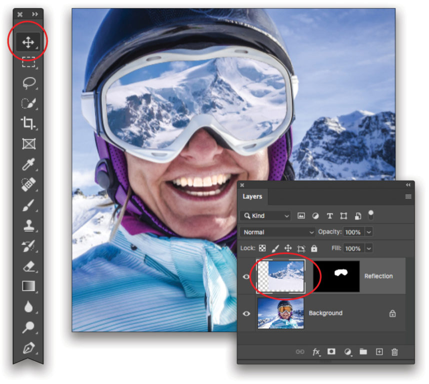 Adding a Reflection to Goggles by Lesa Snider KelbyOne Insider