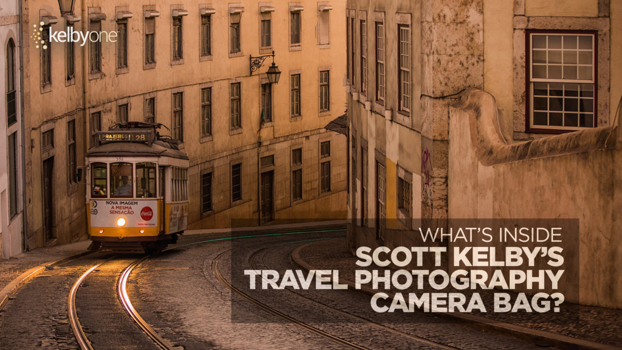 What’s Inside Scott Kelby’s Travel Photography Camera Bag?