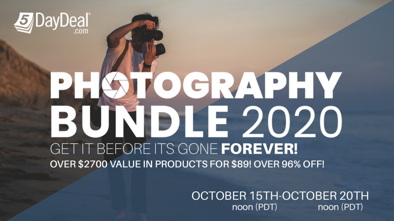 $2800+ in photography resources for $89—Get the 5DayDeal Bundle!