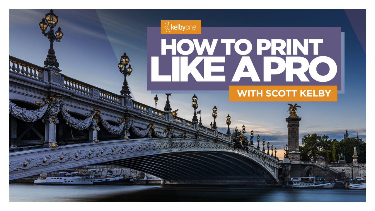 New Class Alert! How to Print Like a Pro with Scott Kelby
