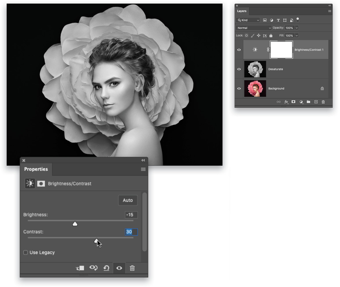 Four Methods for Going from Color to Black & White in by Lesa