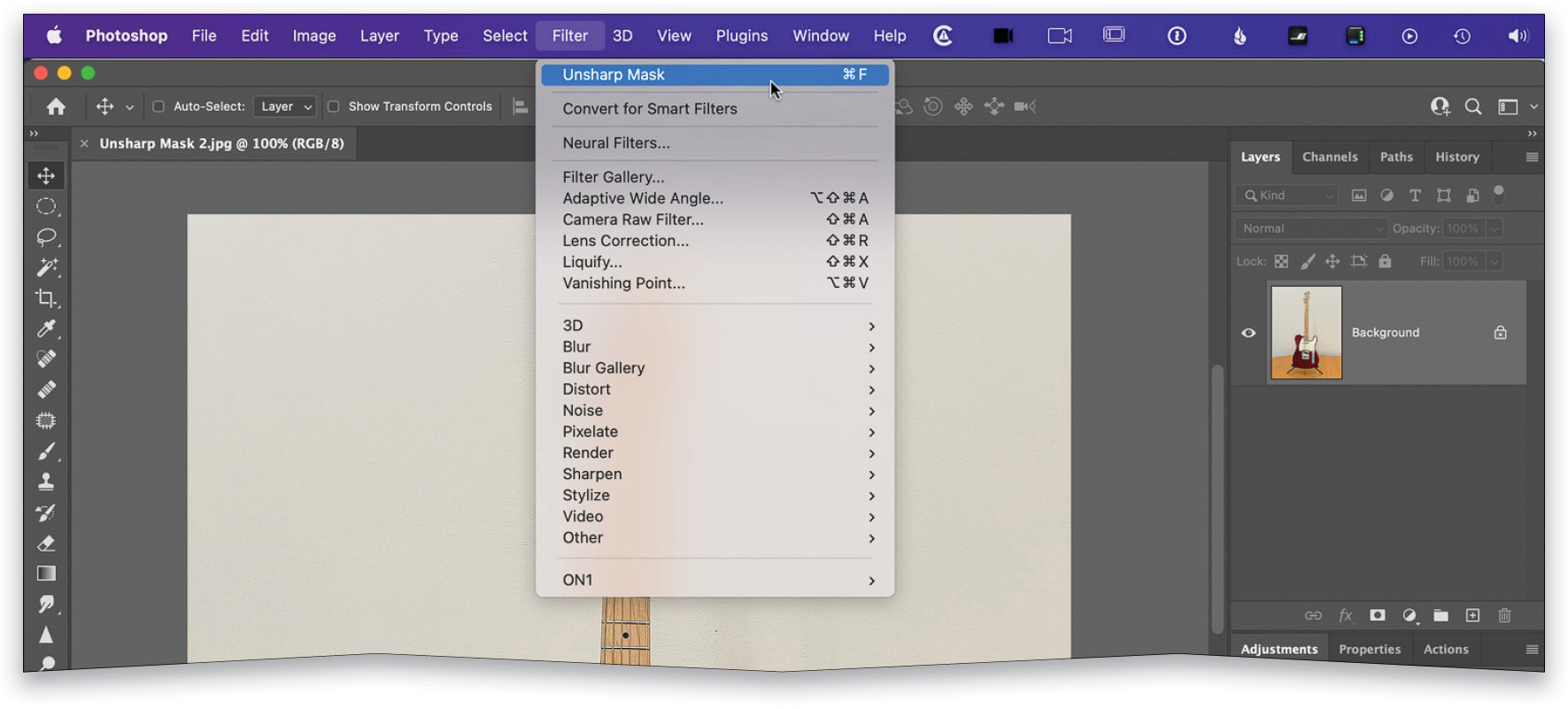 for Lightroom Users Unsharp Mask Filter and The Sharpen