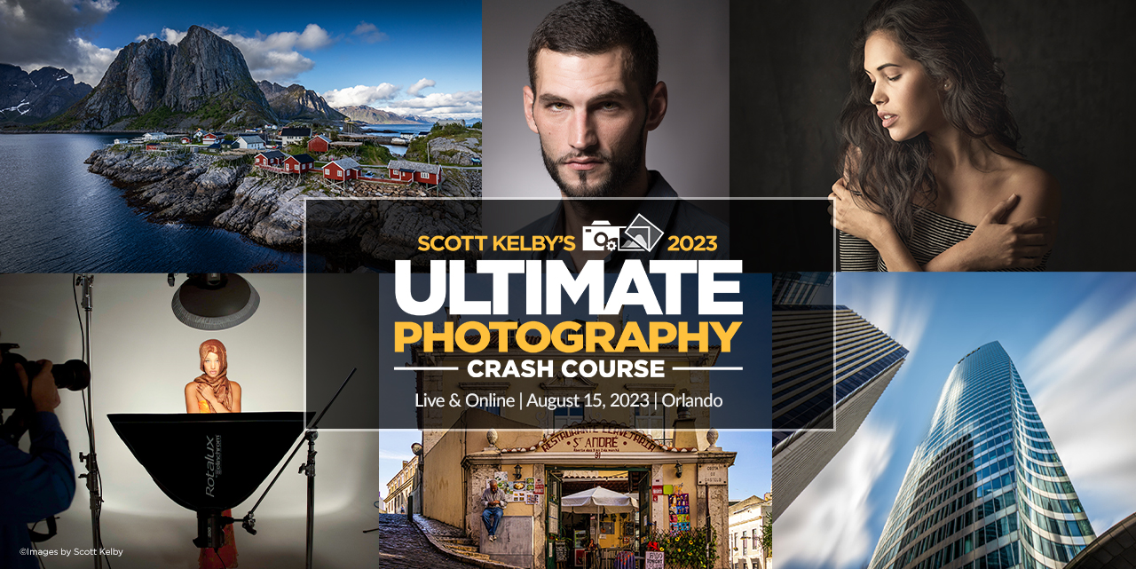 Scott Kelby’s 2023 Ultimate Photography Crash Course: Elevate Your Skills in One Unforgettable Day