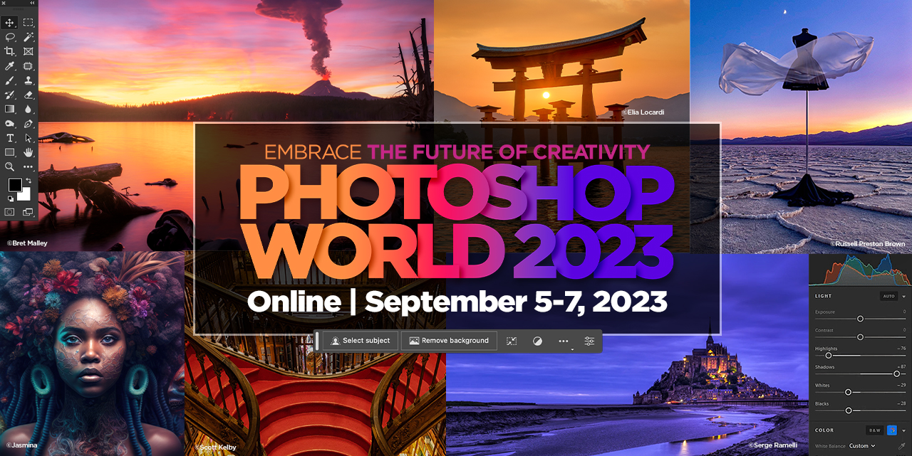 Embrace The Future of Creativity at Photoshop World 2023 | September 5th – 7th