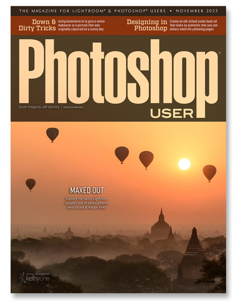 Cover Photoshop User magazine November 2023