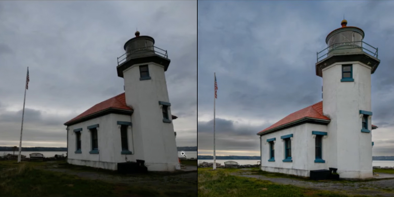 Blind Photo Edit: Perfecting the Lighthouse Shot