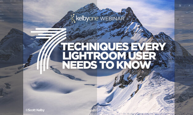 Free Webinar: 7 Techniques Every Lightroom User Needs to Know