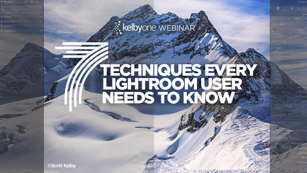 Free Webinar: 7 Techniques Every Lightroom User Needs to Know